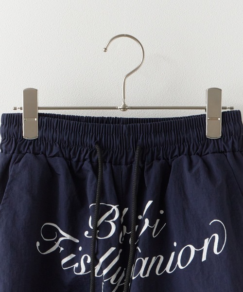 BLANK (ブランク)の「Lettering Logo Wide Pants/レタリングロゴワイドパンツ(その他パンツ・レディース・ブラック/グレー・FREE)」の3枚目の写真