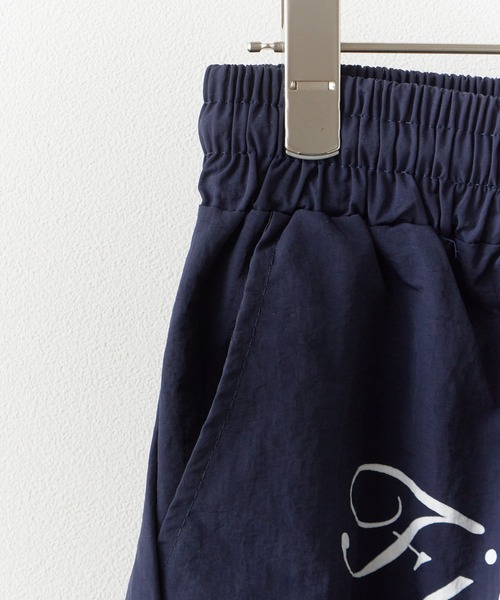 BLANK (ブランク)の「Lettering Logo Wide Pants/レタリングロゴワイドパンツ(その他パンツ・レディース・ブラック/グレー・FREE)」の6枚目の写真