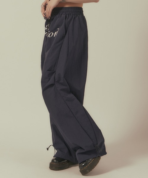 BLANK (ブランク)の「Lettering Logo Wide Pants/レタリングロゴワイドパンツ(その他パンツ・レディース・ブラック/グレー・FREE)」の13枚目の写真