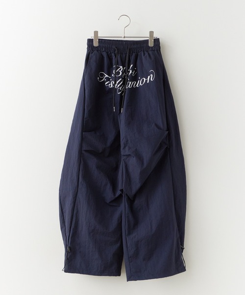 BLANK (ブランク)の「Lettering Logo Wide Pants/レタリングロゴワイドパンツ(その他パンツ・レディース・ブラック/グレー・FREE)」の12枚目の写真