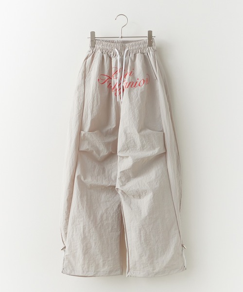 BLANK (ブランク)の「Lettering Logo Wide Pants/レタリングロゴワイドパンツ(その他パンツ・レディース・ブラック/グレー・FREE)」の17枚目の写真