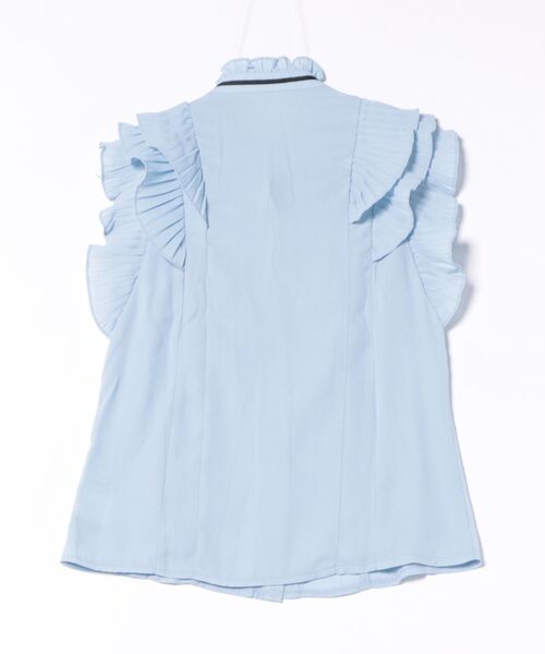 Narcissus（ナルシス）の「フリルリボンブラウス（シャツ/ブラウス・レディース・ホワイト/ブルー・FREE）」の14枚目の写真