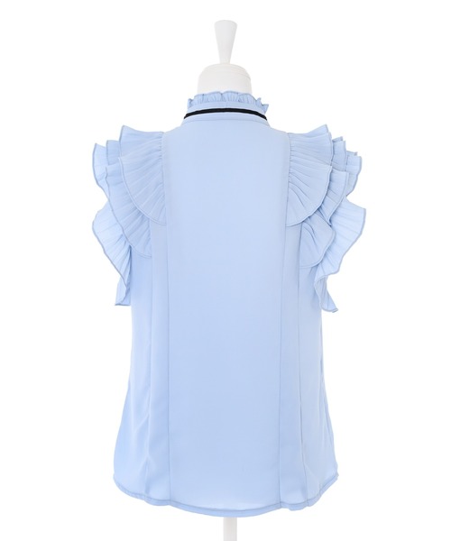 Narcissus（ナルシス）の「フリルリボンブラウス（シャツ/ブラウス・レディース・ホワイト/ブルー・FREE）」の11枚目の写真