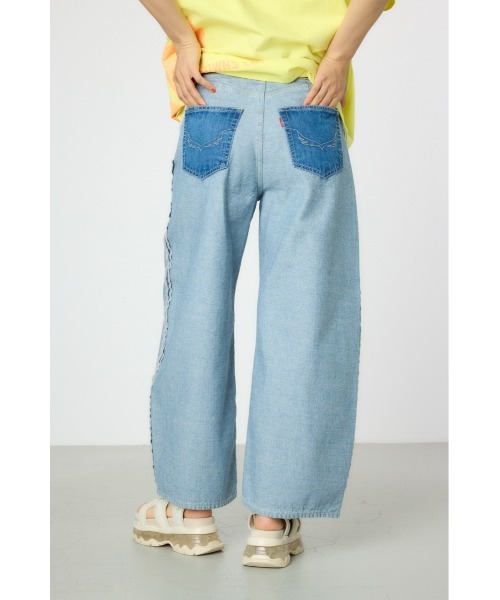 RODEO CROWNS WIDE BOWL（ロデオクラウンズワイドボウル）の「リバースワイドデニム（デニムパンツ・レディース・ブラック/ブルー・SMALL/MEDIUM）」の11枚目の写真