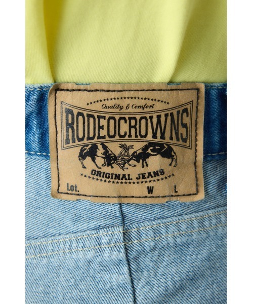 RODEO CROWNS WIDE BOWL（ロデオクラウンズワイドボウル）の「リバースワイドデニム（デニムパンツ・レディース・ブラック/ブルー・SMALL/MEDIUM）」の21枚目の写真