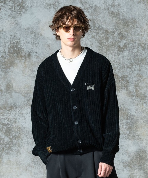 glam カーディガン 50%OFF【glamb(グラム)】Houndstooth Cardigan ハウンドトゥース