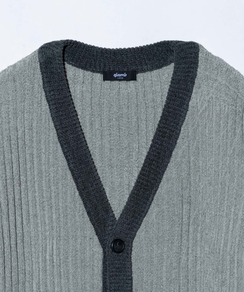 glamb(グラム)の「Wide Sleeves Cardigan / ワイドスリーブカーディガン(カーディガン/ボレロ・メンズ・グレー/ブラック・M/L)」の14枚目の写真