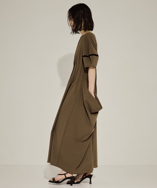 セール】【STUDIOUS/ステュディオス】PIN TUCK VOLIME SLEEVE