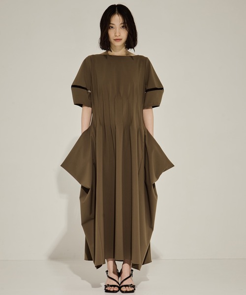 STUDIOUS ワンピース セール】【STUDIOUS/ステュディオス】PIN TUCK VOLIME SLEEVE