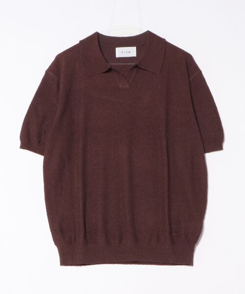 a.p.o.v. ストレッチパイルニットスキッパーポロシャツ（ポロシャツ
