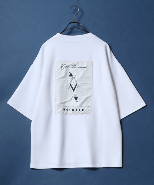 ANPAS(アンパス)の「Cool Touch Ponte Fabric Flower&Geometry Back Print T-shirt/ポンチ バックプリント デザインプリント 半袖 Tシャツ レディース メンズ(Tシャツ/カットソー・メンズ・ブラック系その他/ホワイト系その他2/ブラック系その他3/ブラック系その他2/ホワイト系その他/ホワイト系その他3・M/L)」の10枚目の写真