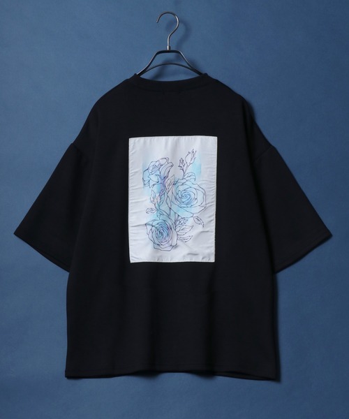 ANPAS(アンパス)の「Cool Touch Ponte Fabric Flower&Geometry Back Print T-shirt/ポンチ バックプリント デザインプリント 半袖 Tシャツ レディース メンズ(Tシャツ/カットソー・メンズ・ブラック系その他/ホワイト系その他2/ブラック系その他3/ブラック系その他2/ホワイト系その他/ホワイト系その他3・M/L)」の18枚目の写真