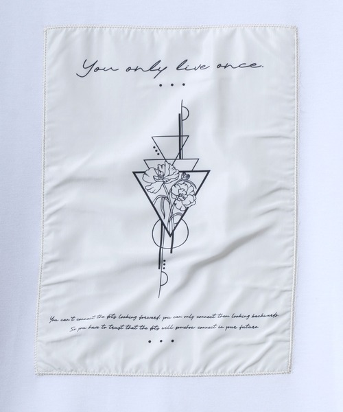 ANPAS(アンパス)の「Cool Touch Ponte Fabric Flower&Geometry Back Print T-shirt/ポンチ バックプリント デザインプリント 半袖 Tシャツ レディース メンズ(Tシャツ/カットソー・メンズ・ブラック系その他/ホワイト系その他2/ブラック系その他3/ブラック系その他2/ホワイト系その他/ホワイト系その他3・M/L)」の20枚目の写真