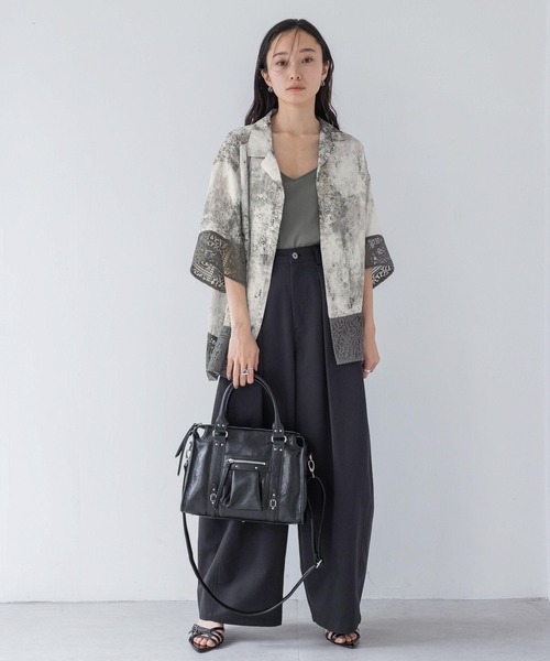 セール】レーストリムボカシシャツ SS/496787（シャツ/ブラウス