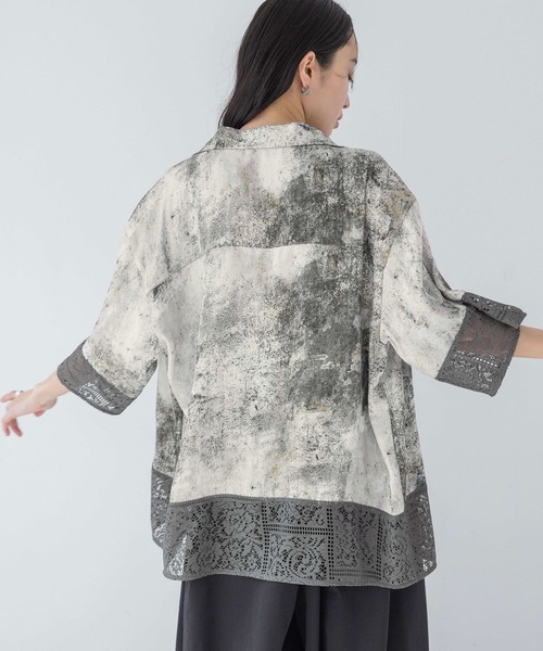 JEANASIS レースシャツ 白 新品未使用 本日限定価格 JEANASIS ウエスタンシアーレースシャツ 新品未
