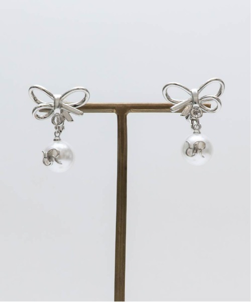 RANDA(ランダ)の「モノグラムリボンイヤリング(イヤリング・レディース・ゴールド/シルバー・FREE)」の11枚目の写真