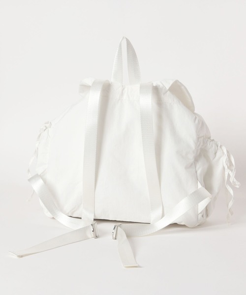 Heather(ヘザー)の「ナイロンリボンリュック 497301(バックパック/リュック・レディース・ブラック/ホワイト・ONE SIZE)」の8枚目の写真