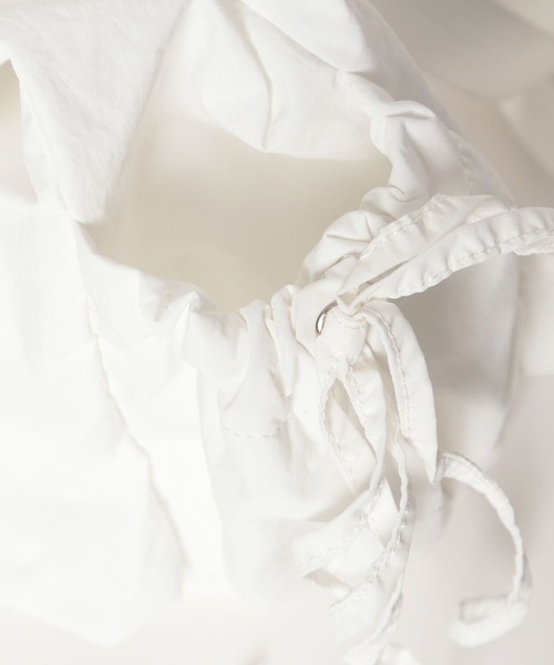 Heather(ヘザー)の「ナイロンリボンリュック 497301(バックパック/リュック・レディース・ブラック/ホワイト・ONE SIZE)」の14枚目の写真