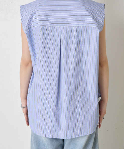 Jena espace merveilleux（ジェナ　エスパスメルヴェイユ）の「フロントフリルブラウス（シャツ/ブラウス・レディース・チャコールグレー/ブルー・FREE）」の20枚目の写真