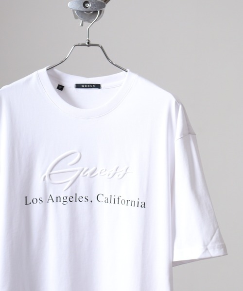 Guess(ゲス)の「GUESS UNI S/SLV TEE SHIRT4 Tシャツ(Tシャツ/カットソー・メンズ・ブラック/ホワイト・S/M/XL/L)」の2枚目の写真