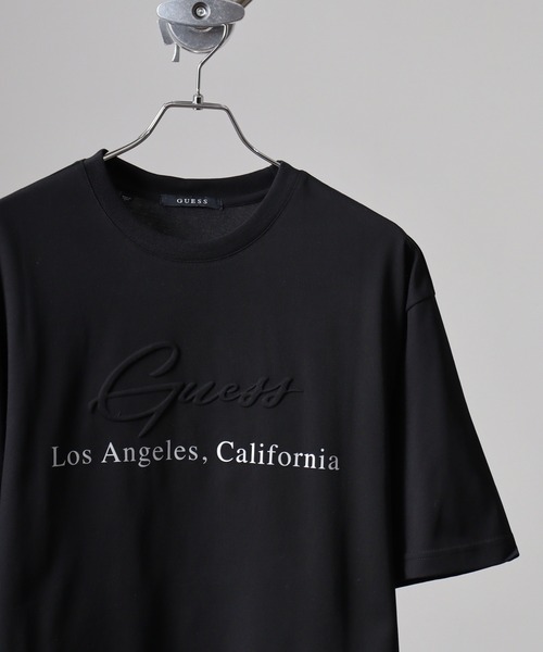 Guess(ゲス)の「GUESS UNI S/SLV TEE SHIRT4 Tシャツ(Tシャツ/カットソー・メンズ・ブラック/ホワイト・S/M/XL/L)」の1枚目の写真