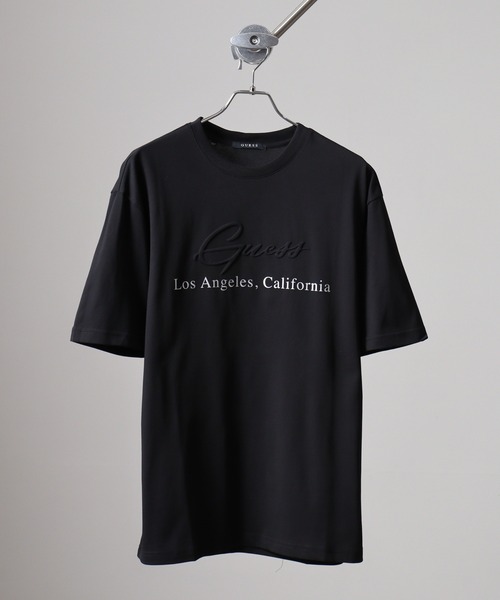Guess(ゲス)の「GUESS UNI S/SLV TEE SHIRT4 Tシャツ(Tシャツ/カットソー・メンズ・ブラック/ホワイト・S/M/XL/L)」の4枚目の写真