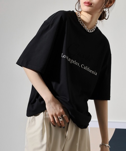 Guess(ゲス)の「GUESS UNI S/SLV TEE SHIRT4 Tシャツ(Tシャツ/カットソー・メンズ・ブラック/ホワイト・S/M/XL/L)」の19枚目の写真