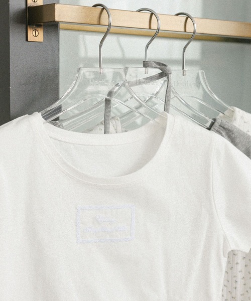 Heather（ヘザー）の「アソートモチーフTEE　497929（Tシャツ/カットソー・レディース・グレー/オートミール/ホワイト・FREE）」の2枚目の写真