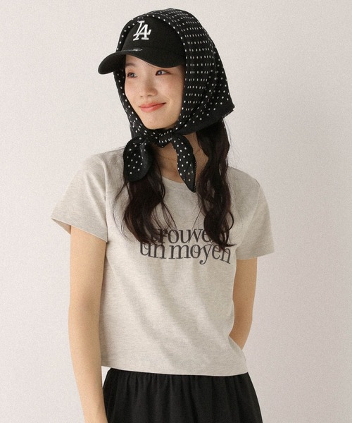 Heather（ヘザー）の「アソートモチーフTEE　497929（Tシャツ/カットソー・レディース・グレー/オートミール/ホワイト・FREE）」の8枚目の写真