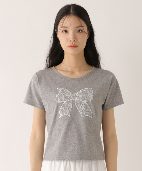 Heather（ヘザー）の「アソートモチーフTEE　497929（Tシャツ/カットソー・レディース・グレー/オートミール/ホワイト・FREE）」の22枚目の写真