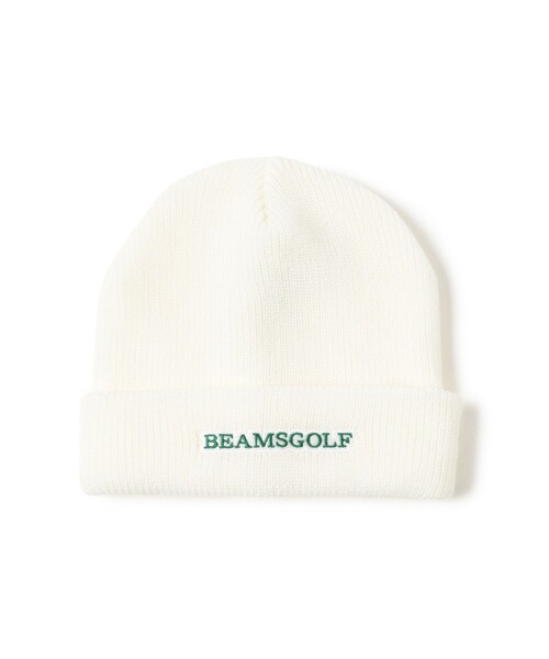 BEAMS GOLF(ビームスゴルフ)の「ロゴ ニットキャップ(ニットキャップ/ビーニー・メンズ・ベージュ/ネイビー/オフホワイト・ONE SIZE)」の9枚目の写真