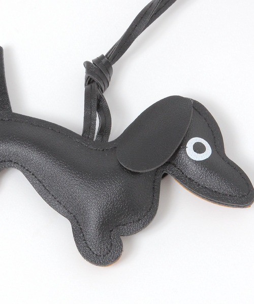 LAKOLE（ラコレ）の「DOGバッグチャーム / 498088（キーホルダー・レディース・ブラック/レッド/ベージュ・FREE）」の9枚目の写真