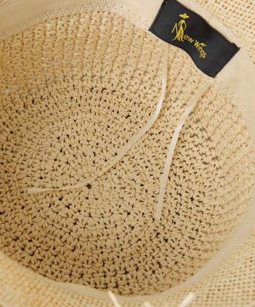 PAPILLONNER（パピヨネ）の「フリンジラフィアバケットハット（ハット・レディース・ベージュ・FREE）」の12枚目の写真