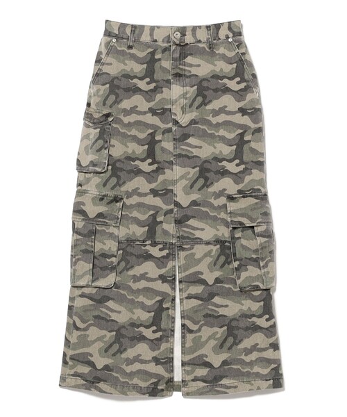 Ray BEAMS（レイビームス）の「カーゴ ポケット タイト スカート（スカート・レディース・ブラック/オリーブ・1/0）」の21枚目の写真