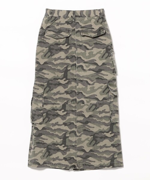 Ray BEAMS（レイビームス）の「カーゴ ポケット タイト スカート（スカート・レディース・ブラック/オリーブ・1/0）」の17枚目の写真