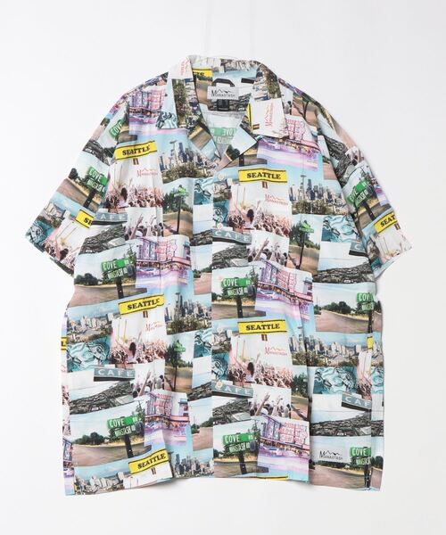 MANASTASH（マナスタッシュ）の「MANASTASH/マナスタッシュ　MANALOHA SHIRTS/マナロハシャツ（シャツ/ブラウス・メンズ・その他24/ネイビー・2XL/L/M/XL）」の2枚目の写真