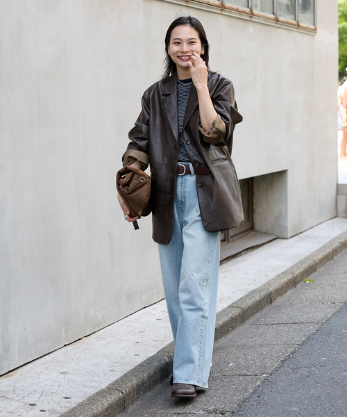 フェイクレザー/フェイクスエードジャケット（その他アウター