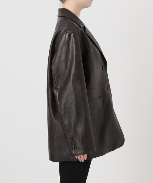 フェイクレザー/フェイクスエードジャケット（その他アウター