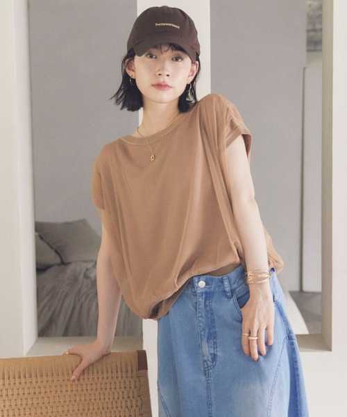 Doux archives(ドゥアルシーヴ)の「BETWEENロゴキャップ(キャップ・レディース・チャコールグレー/ベージュ/ブラウン・FREE)」の21枚目の写真