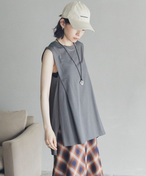 Doux archives(ドゥアルシーヴ)の「BETWEENロゴキャップ(キャップ・レディース・チャコールグレー/ベージュ/ブラウン・FREE)」の9枚目の写真