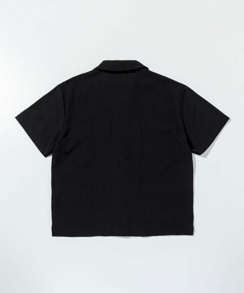 Mark Gonzales（マーク・ゴンザレス）の「【WEB・直営店限定】MARK GONZALES ARTWORK COLLECTION(マーク ゴンザレス)パームツリー刺繍 オープンカラーシャツ 半袖シャツ（シャツ/ブラウス・メンズ・ブラウン/ブラック・M/L/XL）」の19枚目の写真