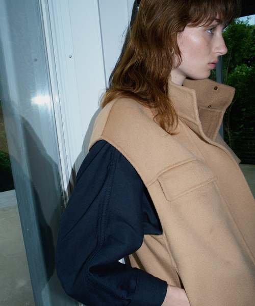 VERMEIL per iena Super100s メルトンテントラインコート VERMEIL par iena（ヴェルメイユパーイエナ）の「Super 100s