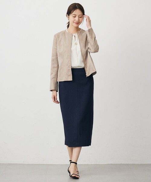 J.PRESS Ladies(J.プレス レディス)の「プロビスストライプ&チェック カットソー(Tシャツ/カットソー・レディース・アイボリー系1/サックスブルー系1/ブルー系3/ネイビー系3・SMALL)」の12枚目の写真