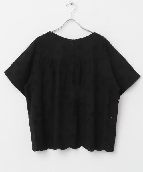 アイレットレースラグランブラウス（Tシャツ/カットソー）｜URBAN