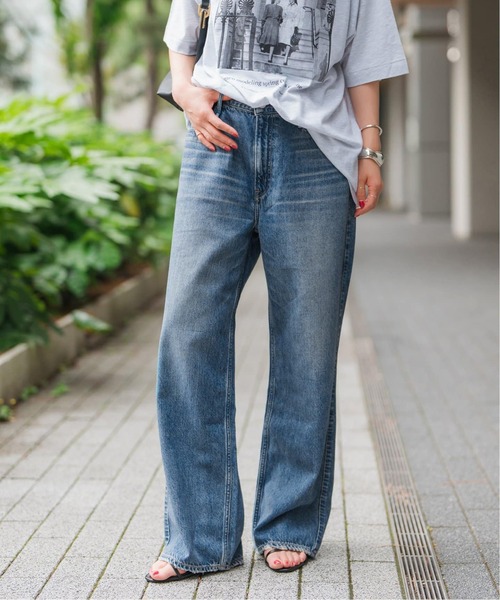 スピックアンドスパン　別注アッパーハイツデニム upper hights/アッパーハイツ 別注THE CLARA（デニムパンツ