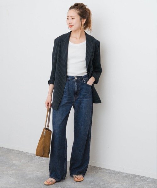 スピックアンドスパン　別注アッパーハイツデニム upper hights/アッパーハイツ 別注THE CLARA（デニムパンツ
