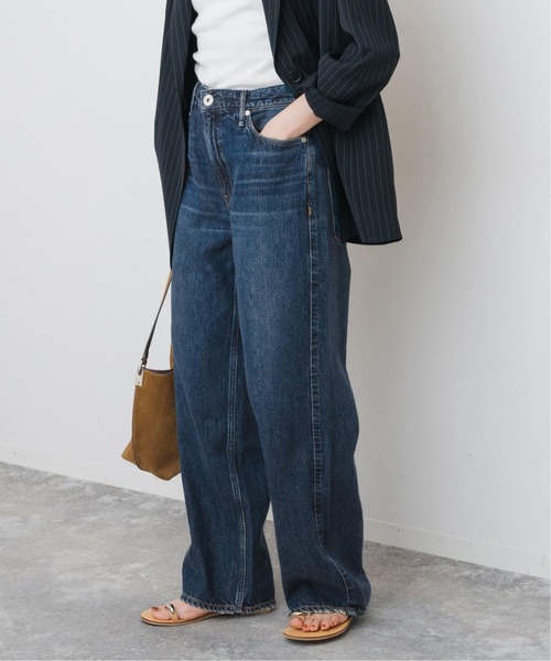 Spick & Span(スピックアンドスパン)の「upper hights/アッパーハイツ 別注THE CLARA(デニムパンツ・レディース・ダークブルー/ブルー・25/24/23/22)」の6枚目の写真