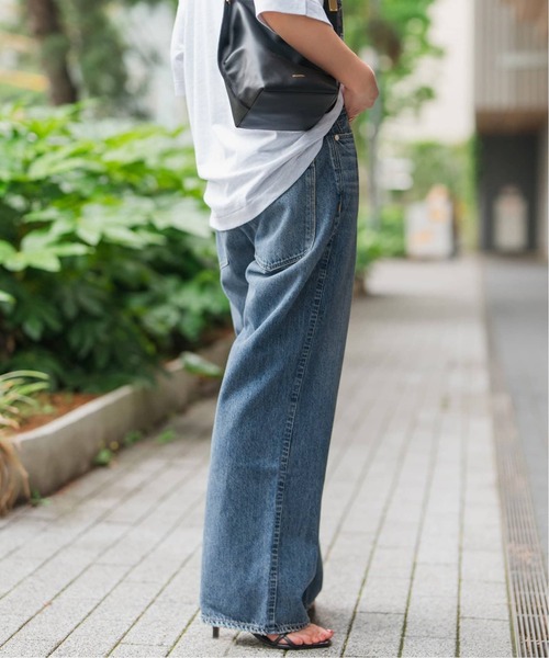 スピックアンドスパン　別注アッパーハイツデニム upper hights/アッパーハイツ 別注THE CLARA（デニムパンツ