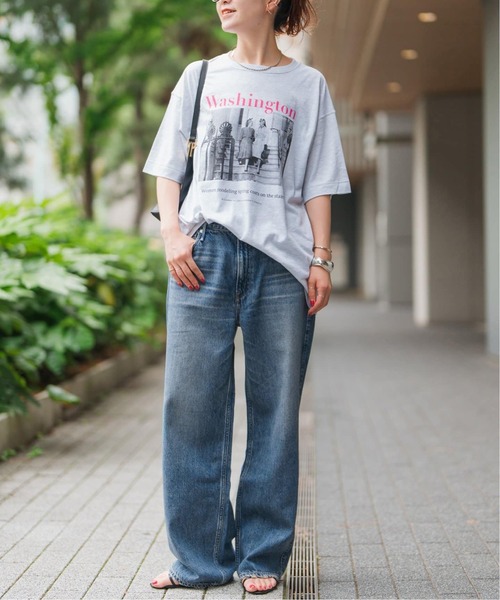 Spick & Span(スピックアンドスパン)の「upper hights/アッパーハイツ 別注THE CLARA(デニムパンツ・レディース・ダークブルー/ブルー・25/24/23/22)」の15枚目の写真
