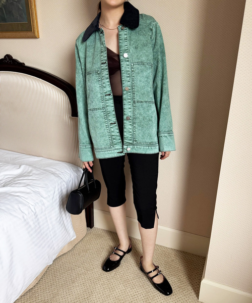 BAUM UND PFERDGARTEN デニムジャケット EDIT.FOR LULU｜【BAUM UND PFERDGARTEN/バウム ウンド ヘル